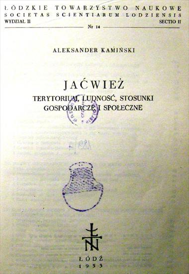 Historia powszechna-  unikatowe książki - Kamiński A. - Jaćwież.JPG