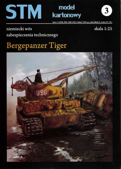 STM 03 - Bergepanzer Tiger niemiecki wóz zabezpieczenia technicznego z II wojny światowej scale 1-25B4 - 01.jpg